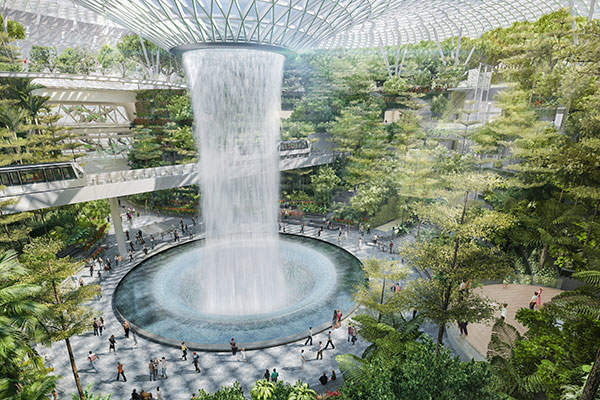 Jewel Changi Airport  Projects｜OBAYASHI CORPORATION
