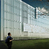 The glass façade for the new wing, which is still in development, plans to alter perceptions of glass